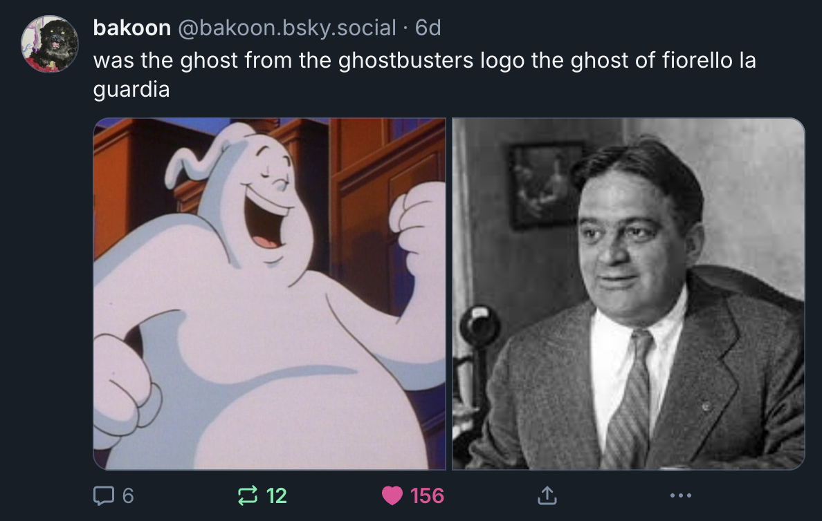 A Mastodon or Bluesky post