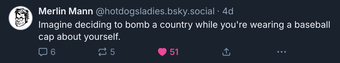 A Mastodon or Bluesky post
