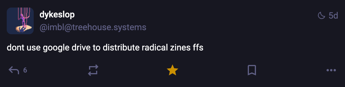 A Mastodon or Bluesky post