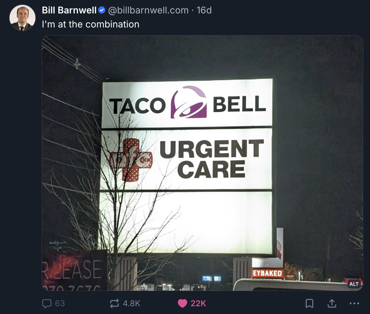 A Mastodon or Bluesky post