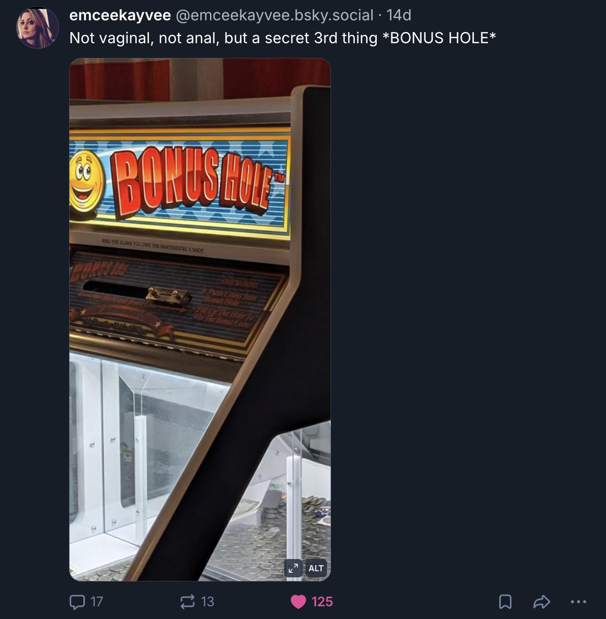 A Mastodon or Bluesky post