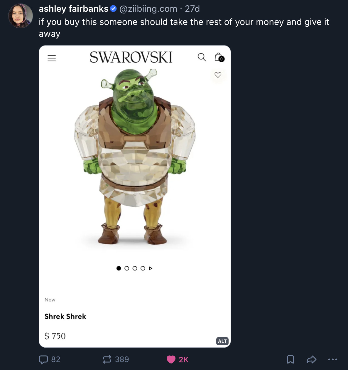 A Mastodon or Bluesky post