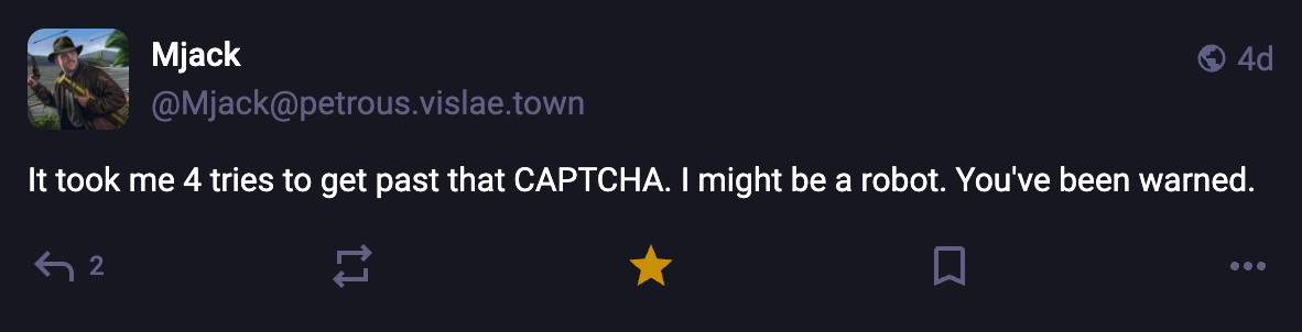 A Mastodon or Bluesky post