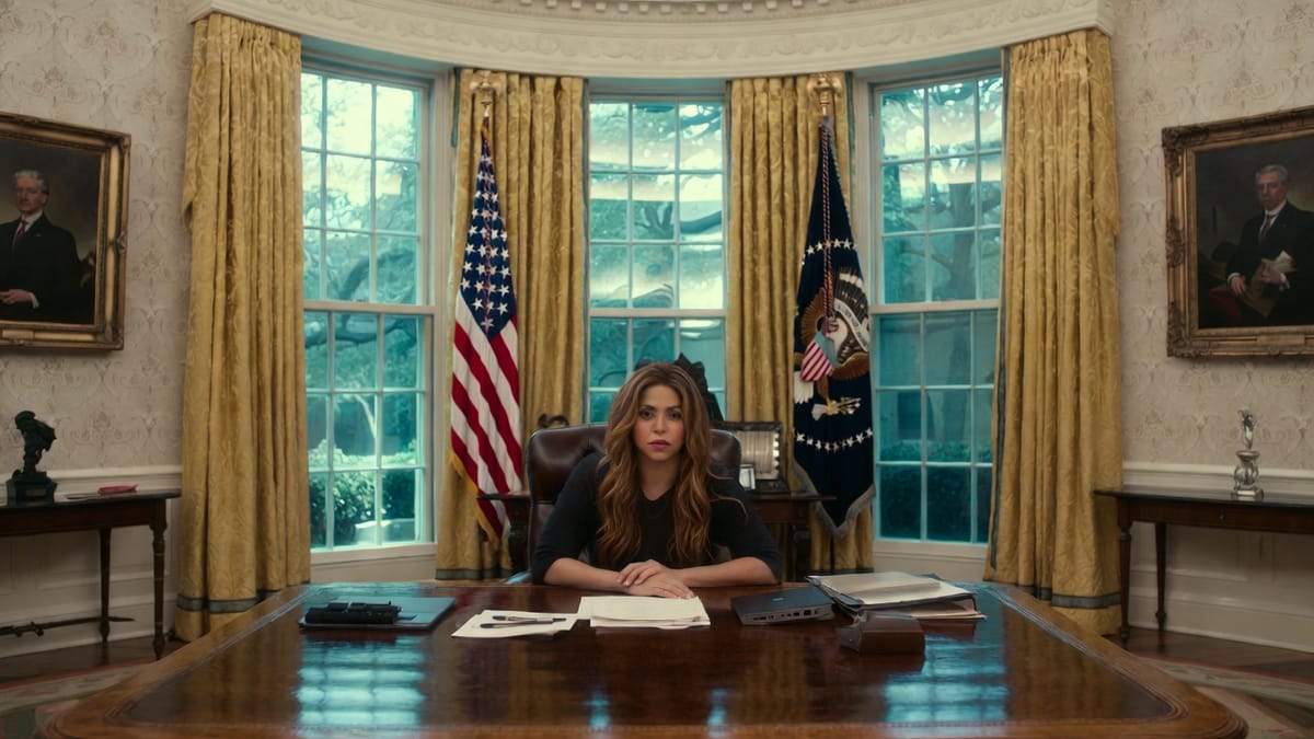 Shakira in the Oval Office